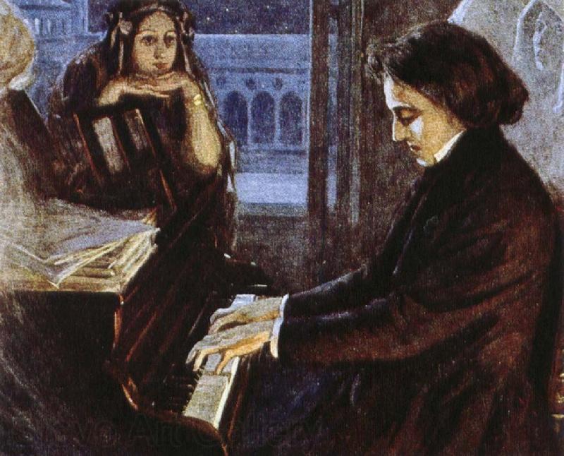 oscar wilde an artist s impression of chopin at the piano composing his preludes
